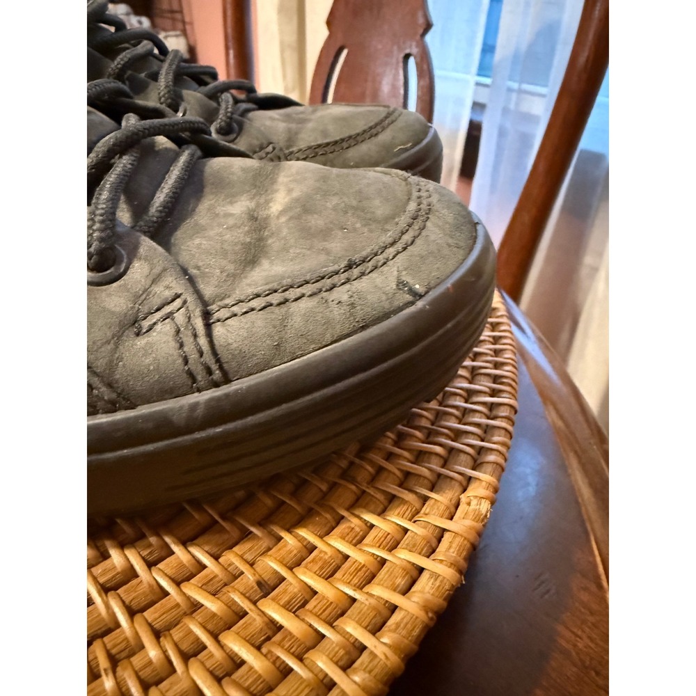 Ecco Soft 7 Tred Hydromax Mens Gray Nubuck Leather Chukka Sneaker Boots 43 9-9.5 - Picture 5 of 10